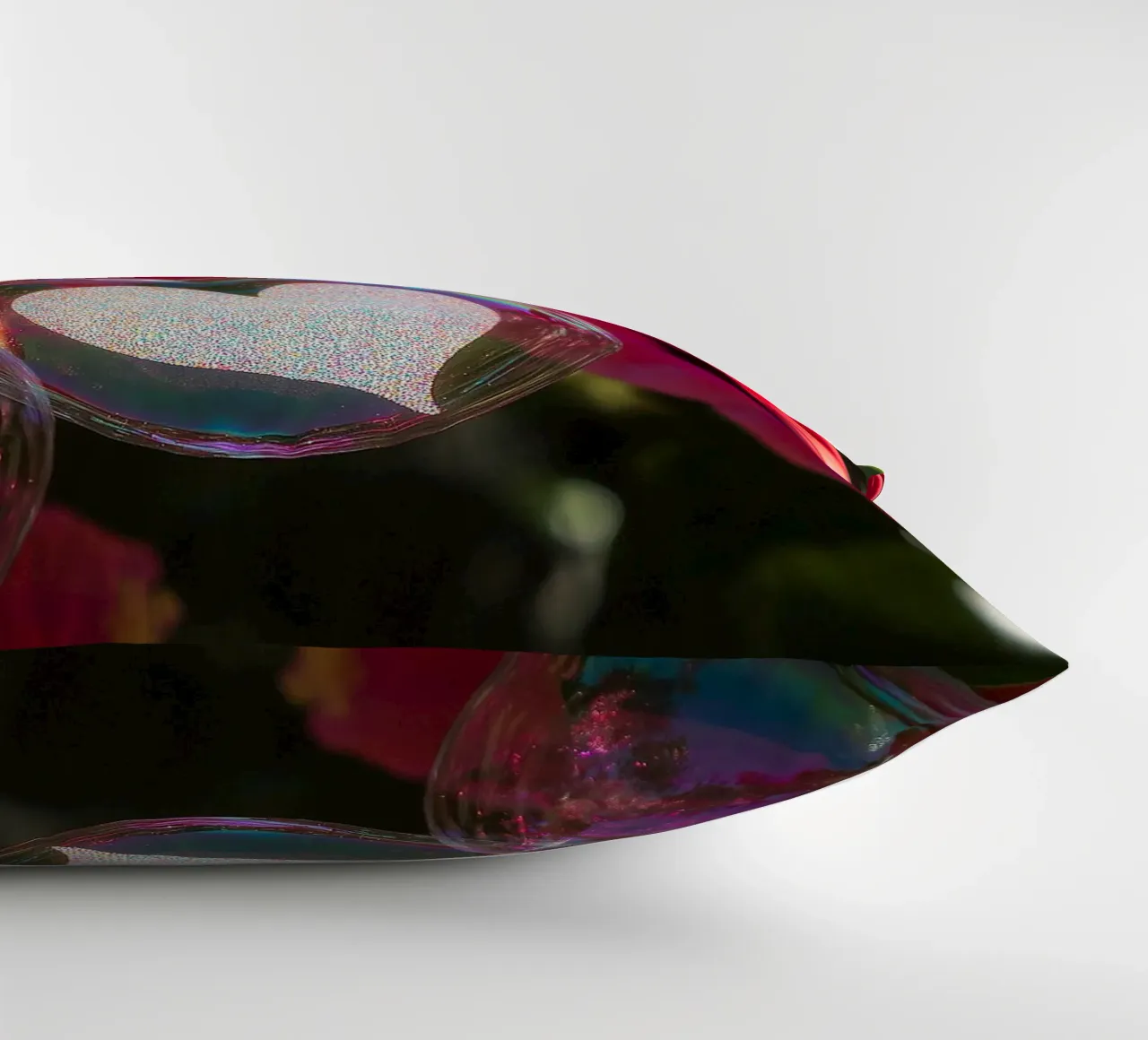 Amore fragile - Rosso cuscino da Malou-Studio