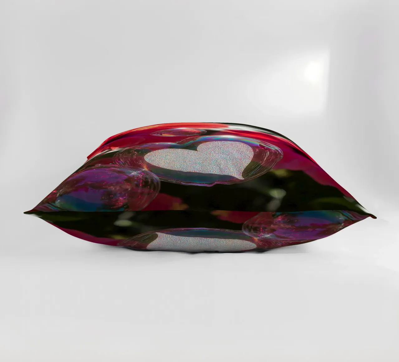 Amour fragile - Rouge coussin de Malou-Studio