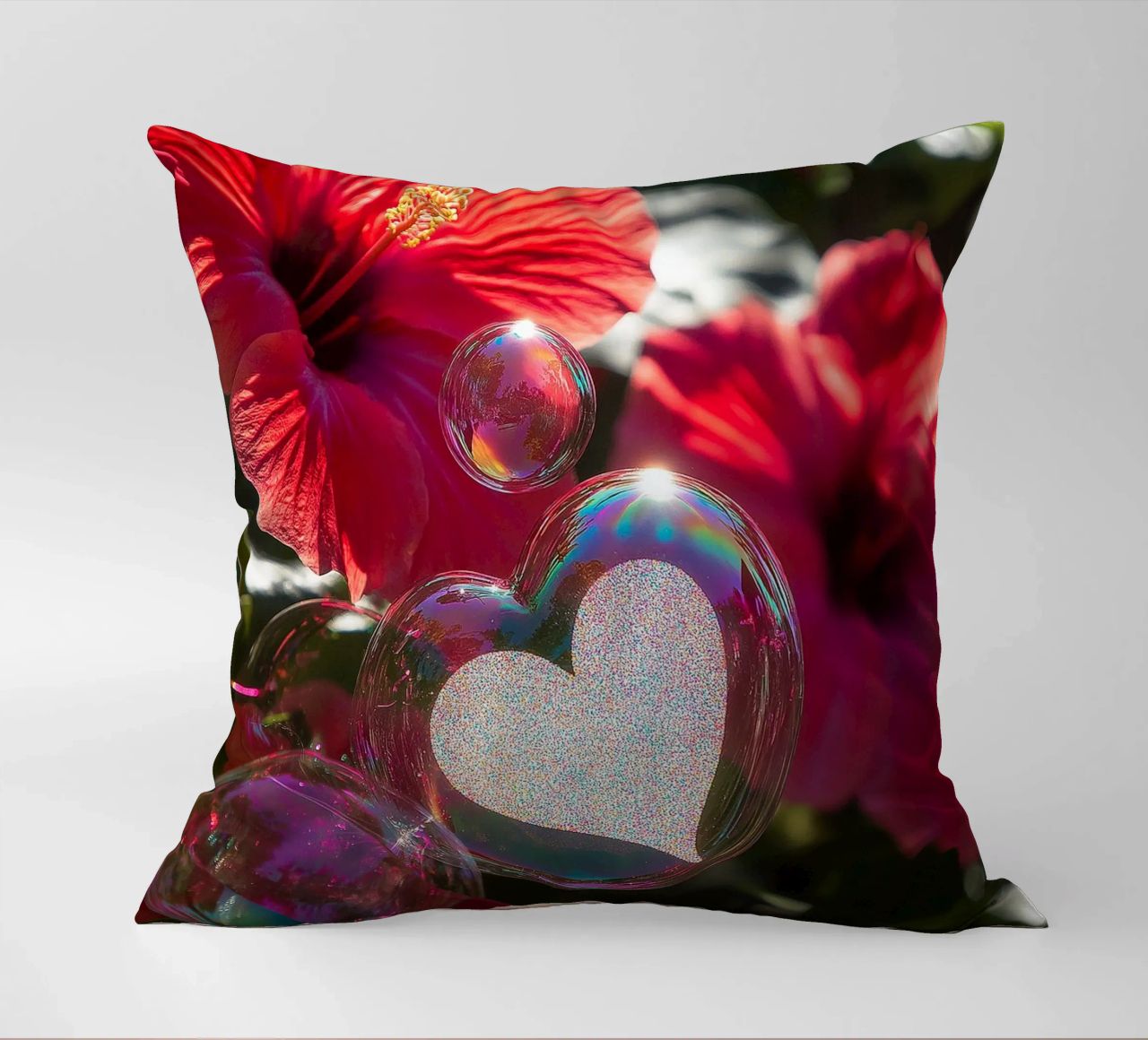 Amore fragile - Rosso cuscino da Malou-Studio