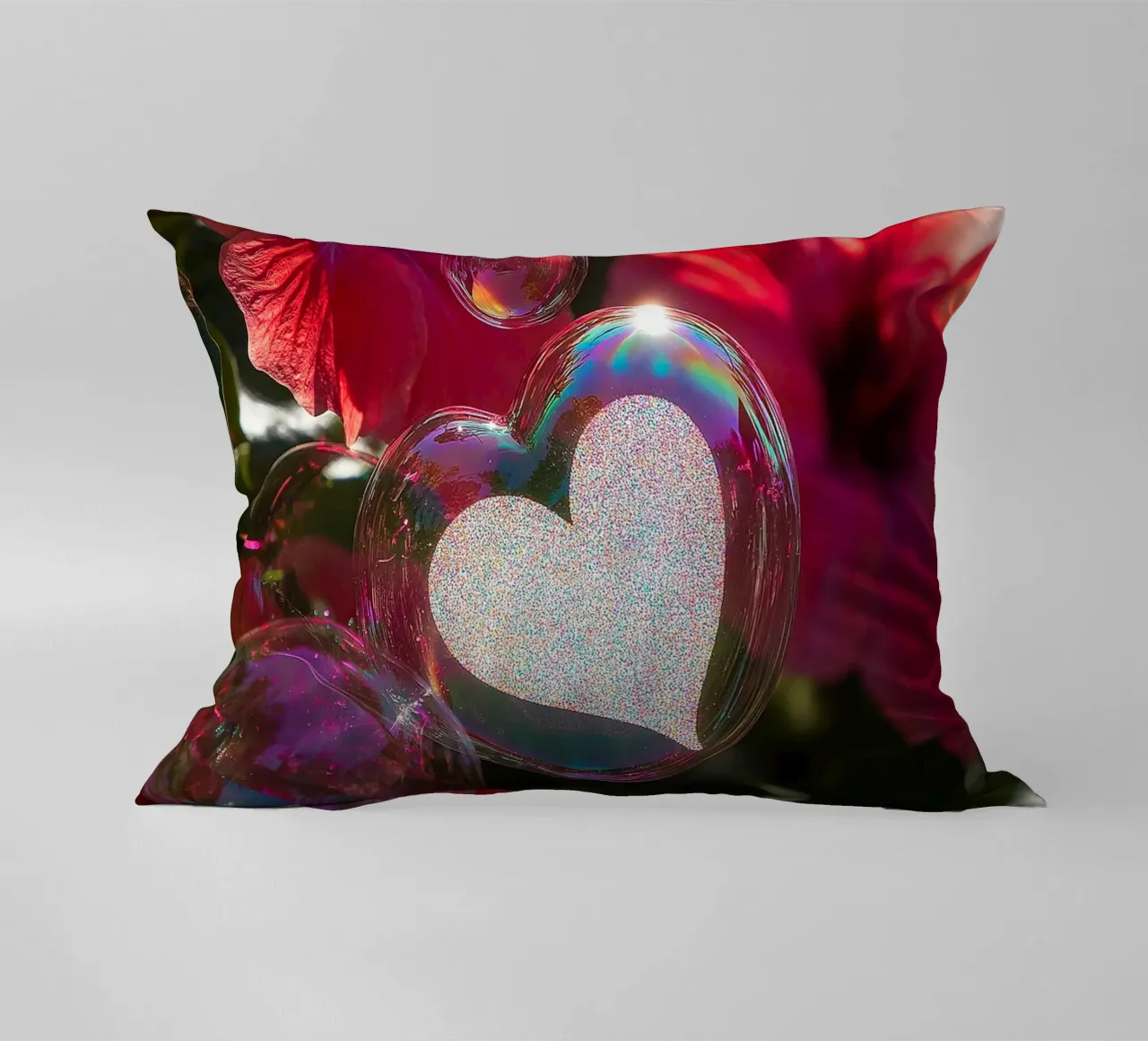 Amore fragile - Rosso cuscino da Malou-Studio