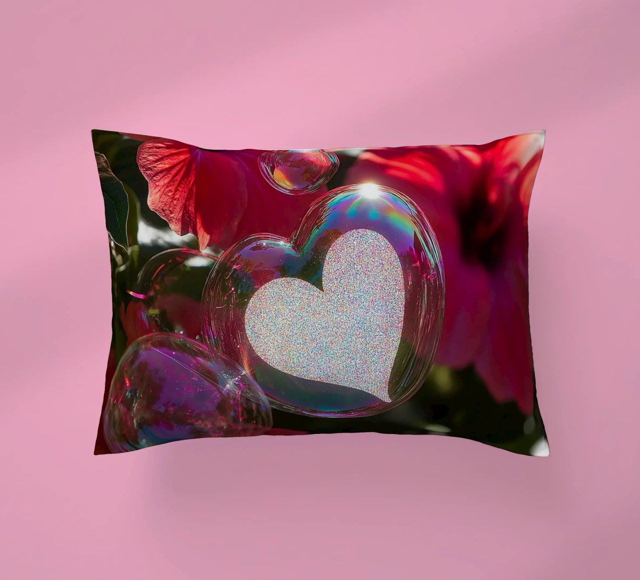 Amore fragile - Rosso cuscino da Malou-Studio