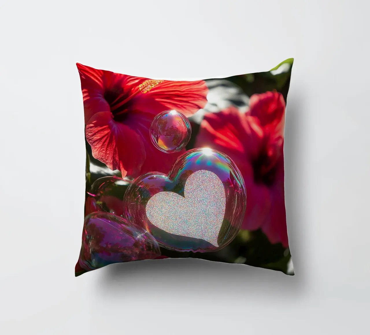 Amore fragile - Rosso cuscino da Malou-Studio