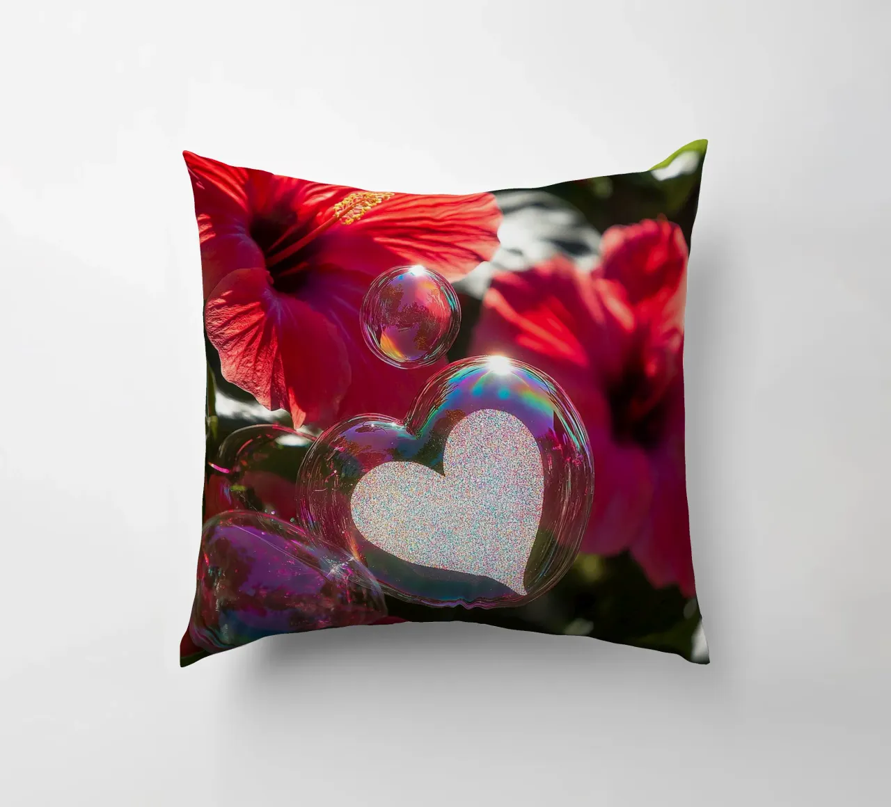 Amore fragile - Rosso cuscino da Malou-Studio