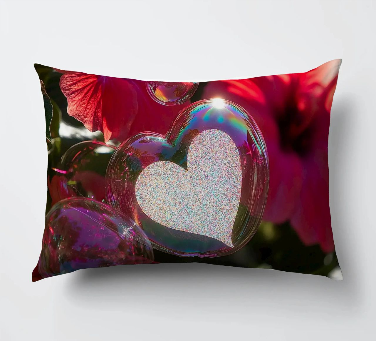 Amore fragile - Rosso cuscino da Malou-Studio