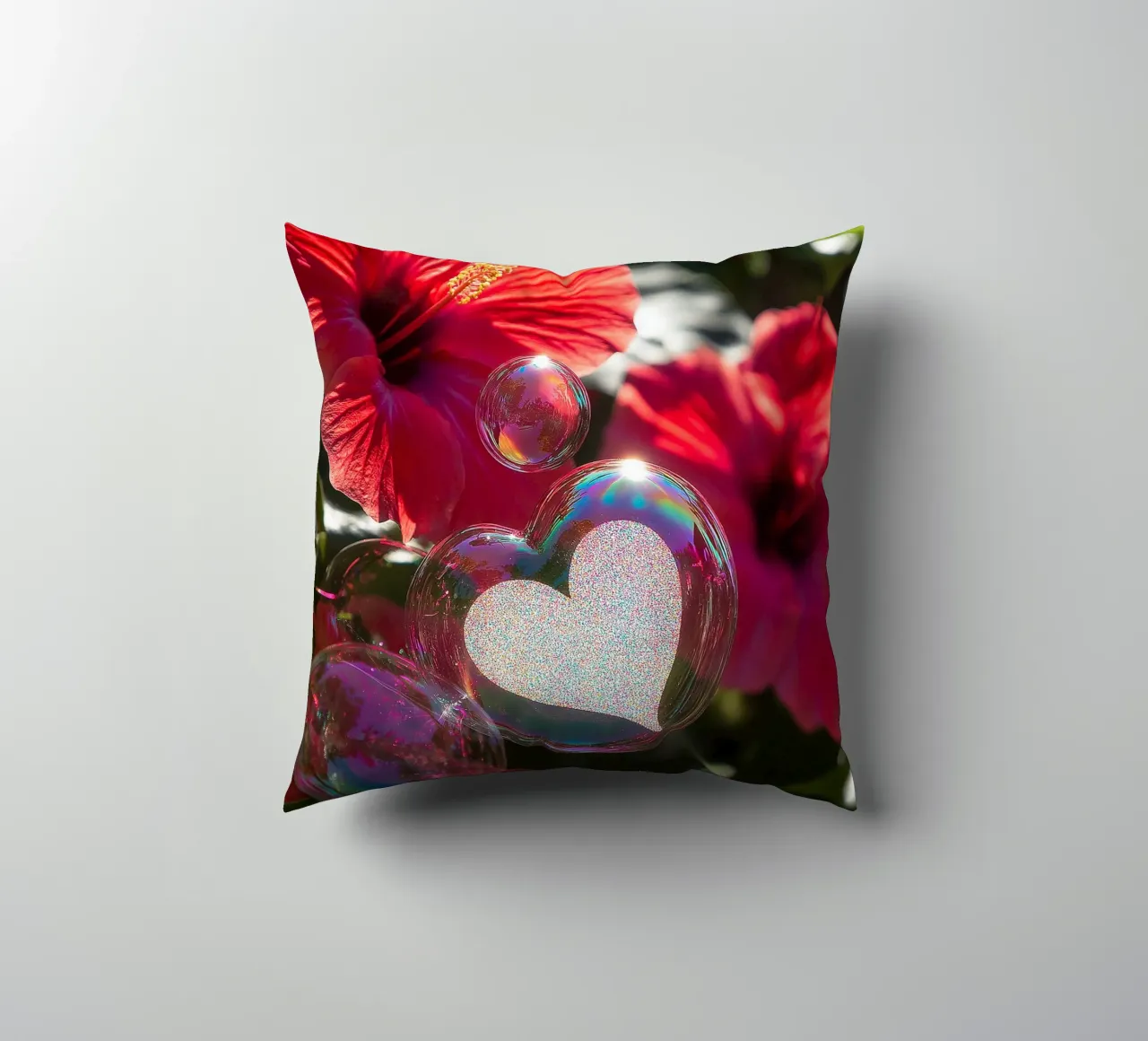 Amore fragile - Rosso cuscino da Malou-Studio