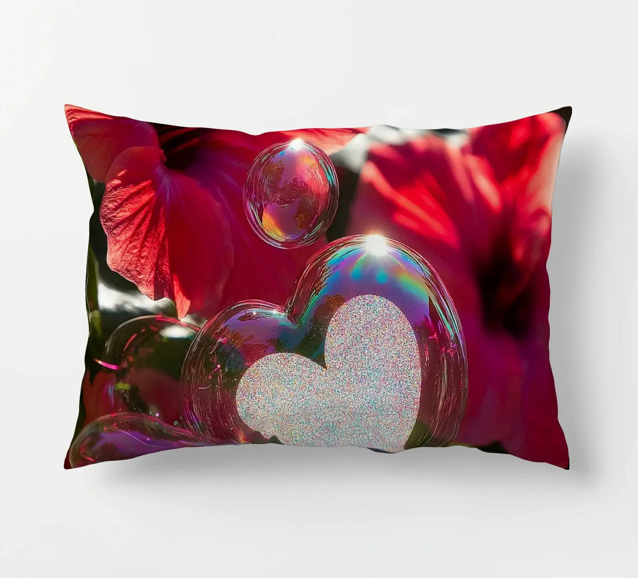 Amore fragile - Rosso cuscino da Malou-Studio