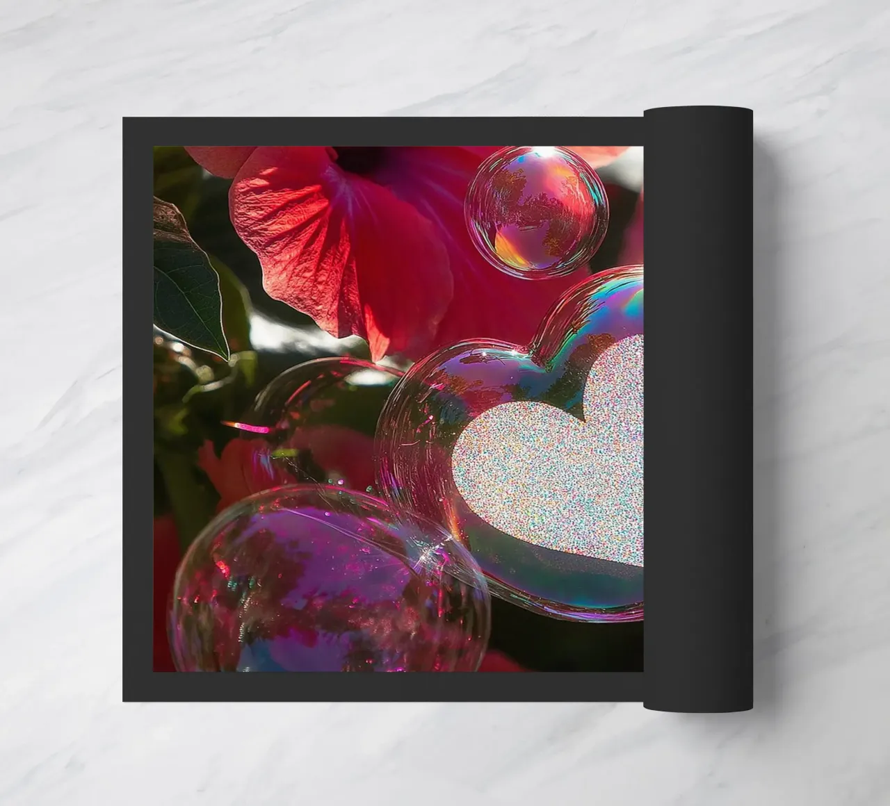 Amour fragile - Rouge paillasson de Malou-Studio