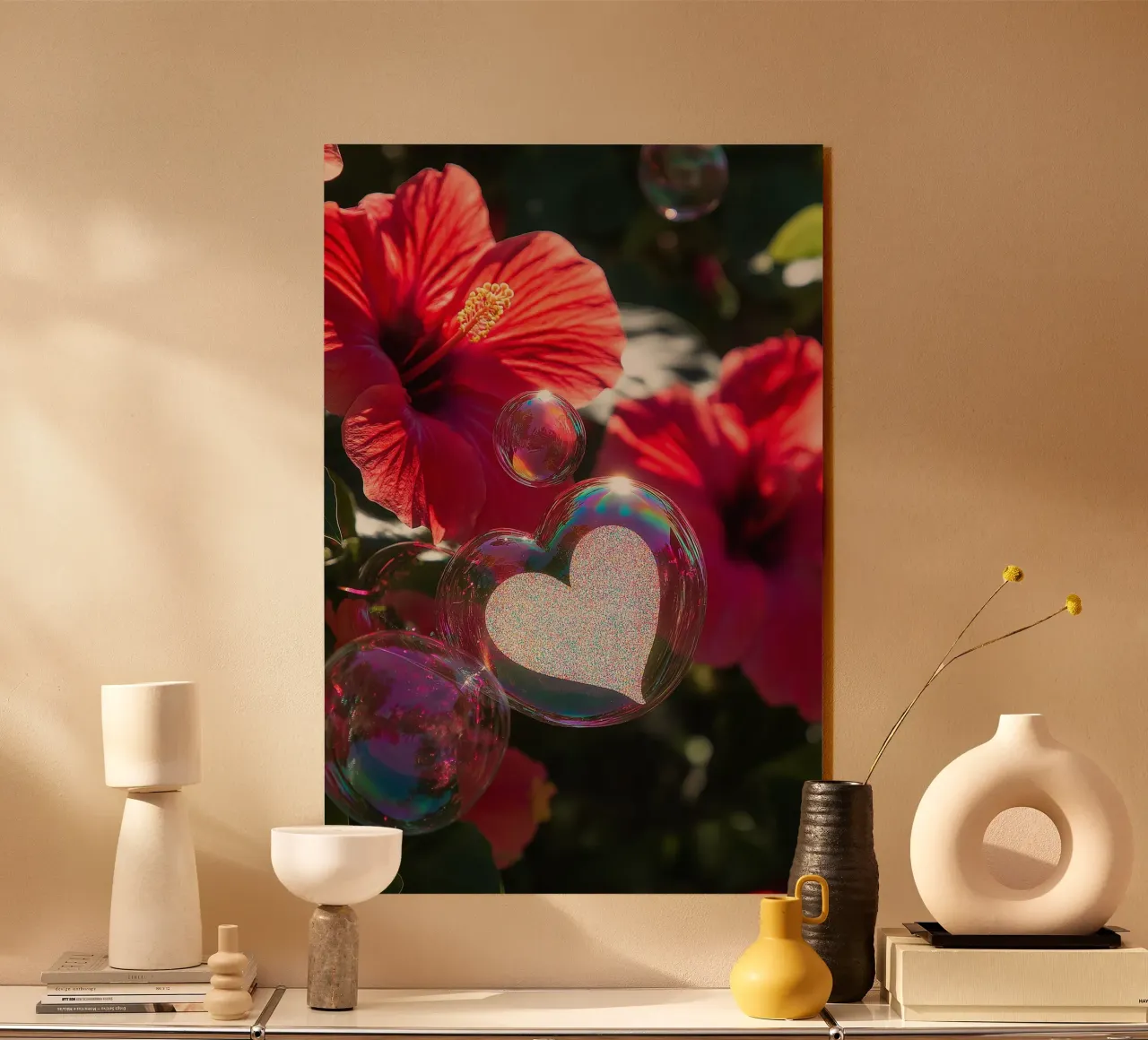 Amore fragile - Rosso plexiglass da Malou-Studio