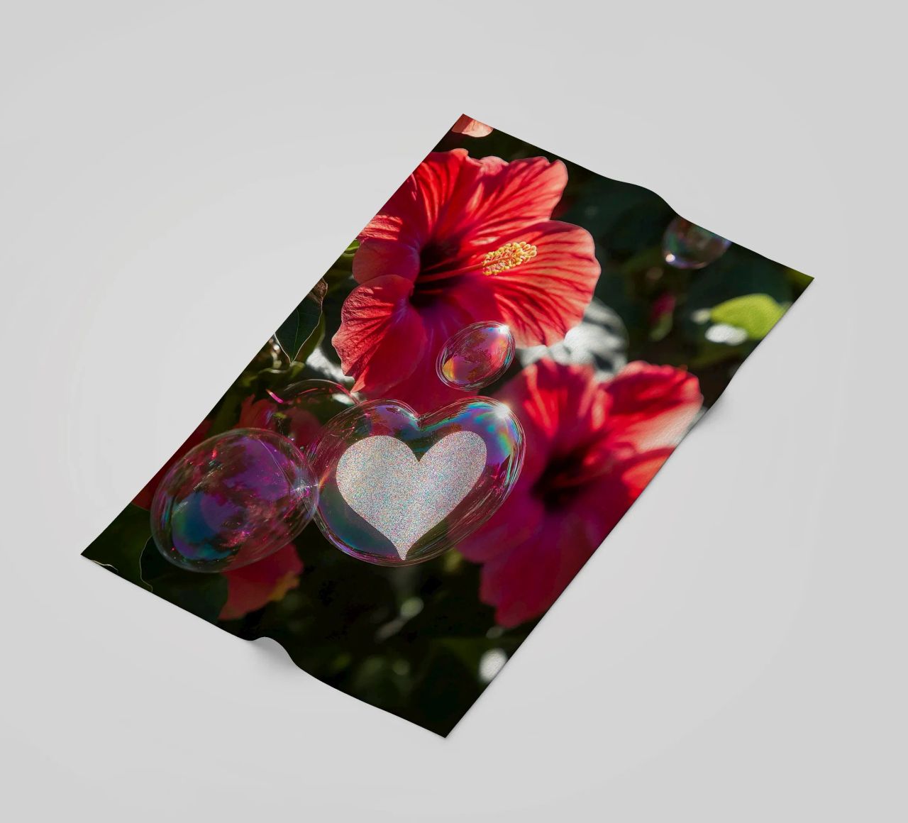 Amore fragile - Rosso telo mare da Malou-Studio