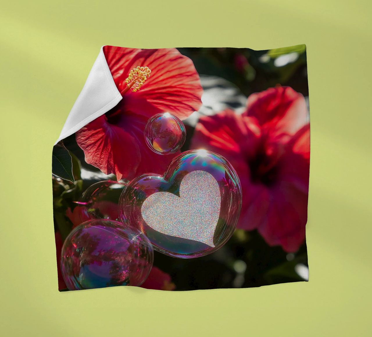 Amore fragile - Rosso coperta in pile da Malou-Studio