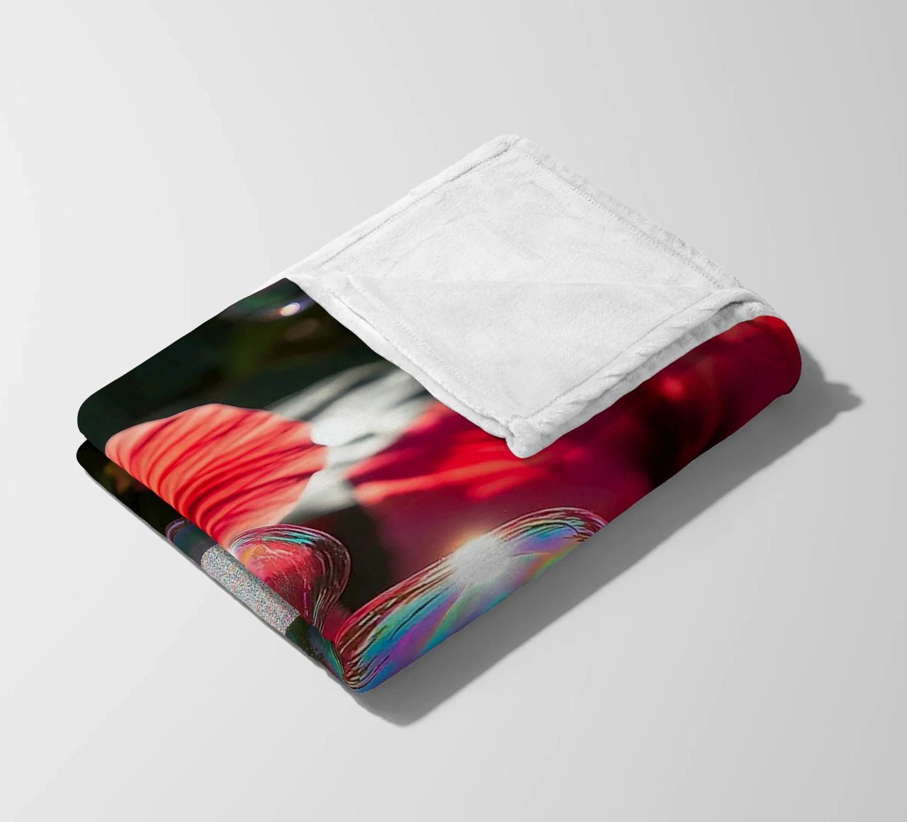 Amore fragile - Rosso coperta in pile da Malou-Studio