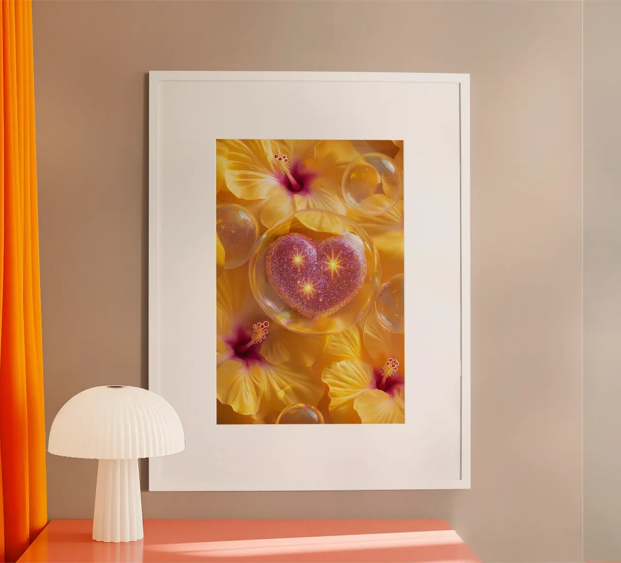 Amour fragile - Jaune hahnemühle de Malou-Studio