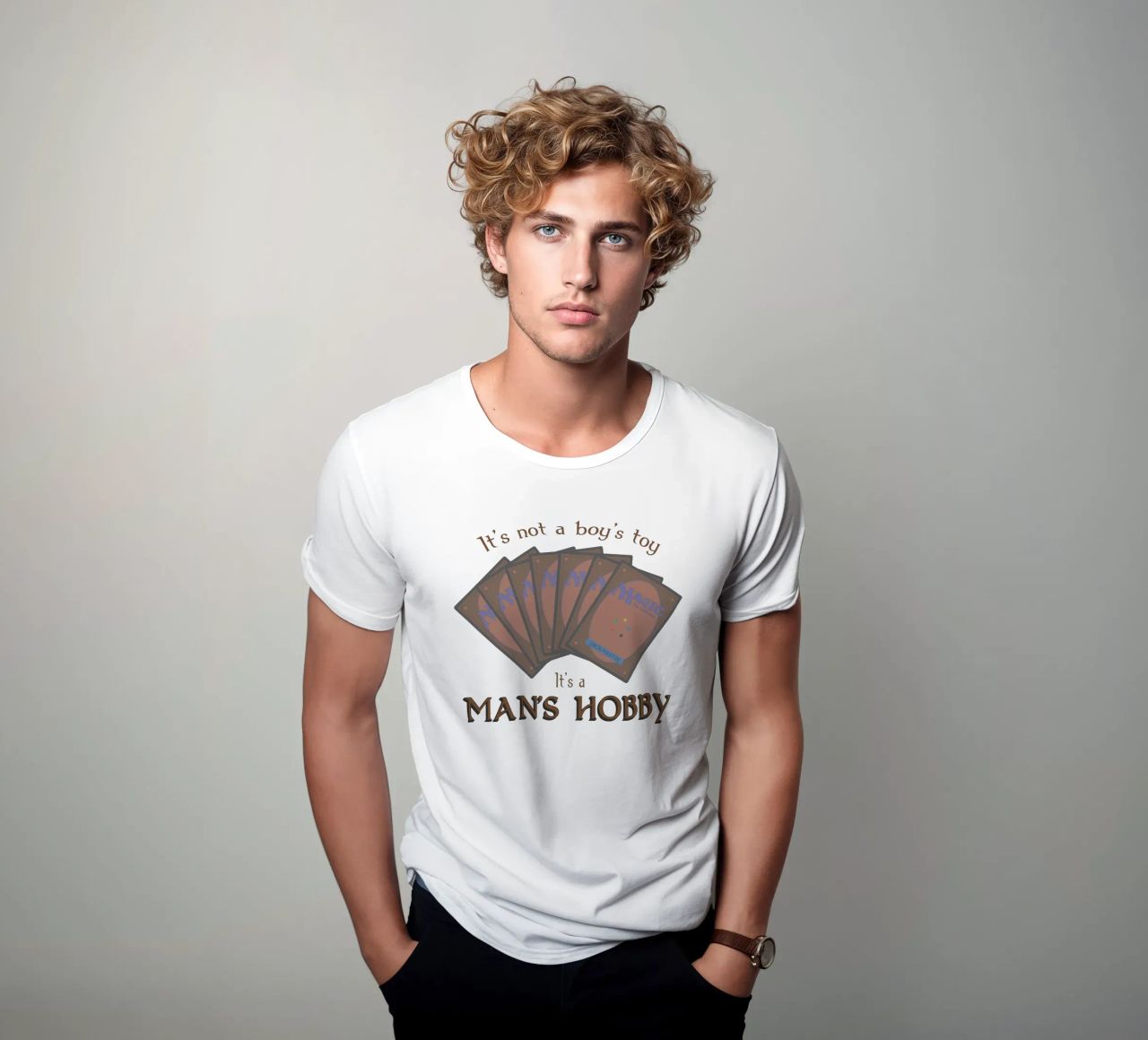 La magia non è un giocattolo per ragazzi. È un hobby da uomo t-shirt da Loobs