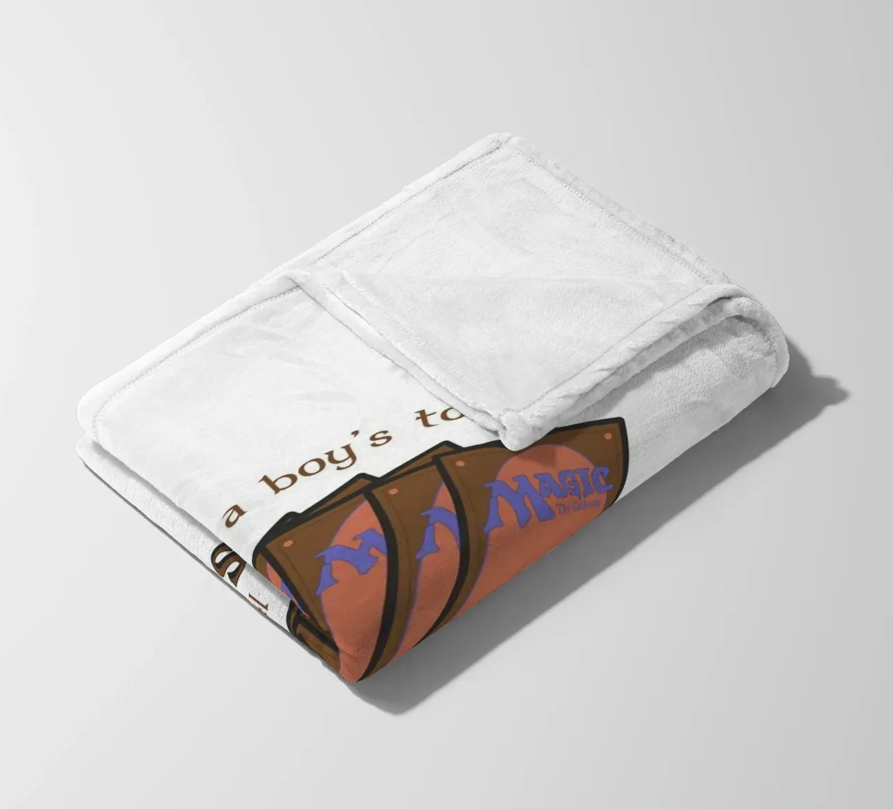 Magic it's not a boy's toy. It's a man's hobby fleece blanket by Loobs