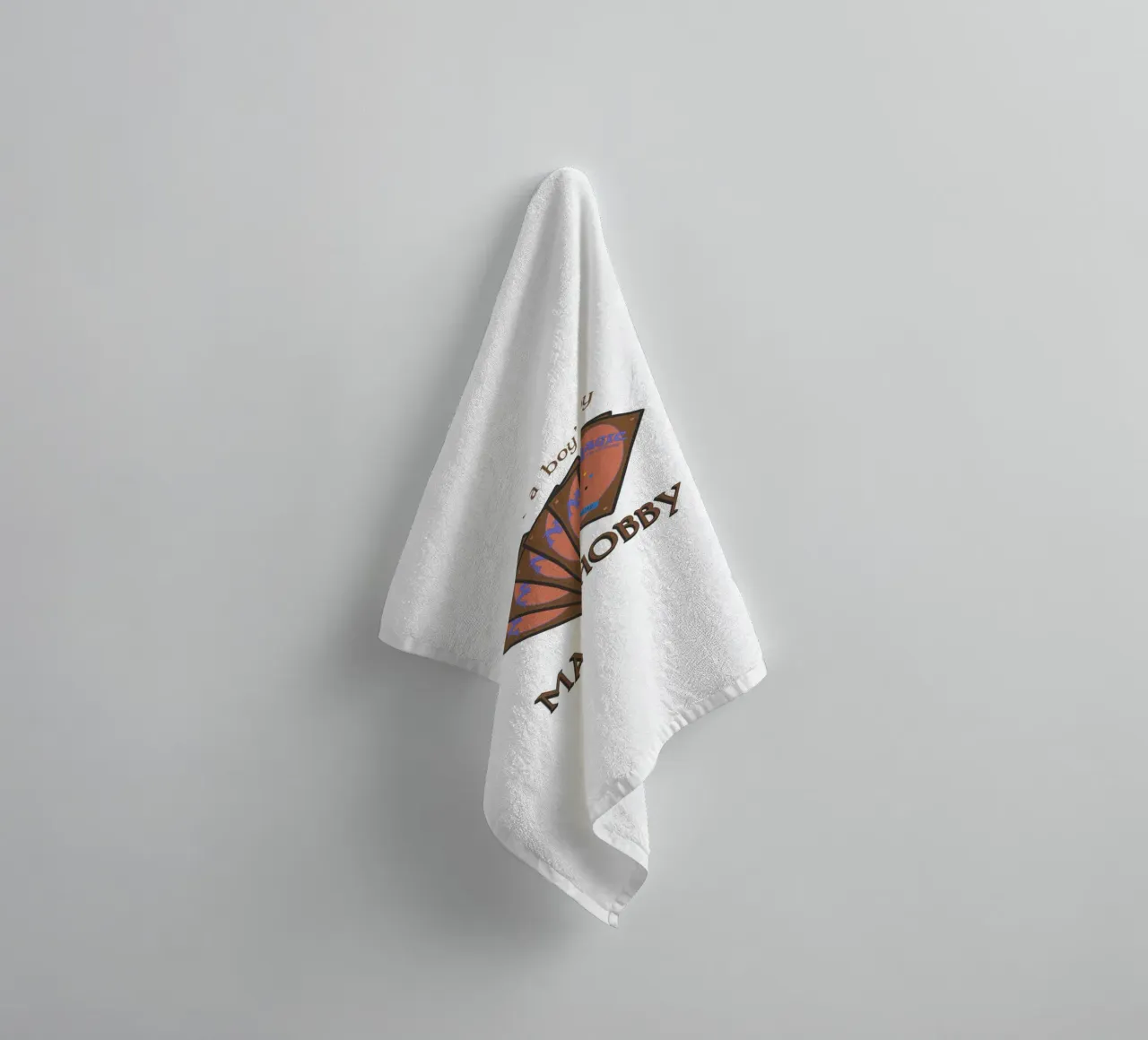 Magic it's not a boy's toy. It's a man's hobby towel by Loobs