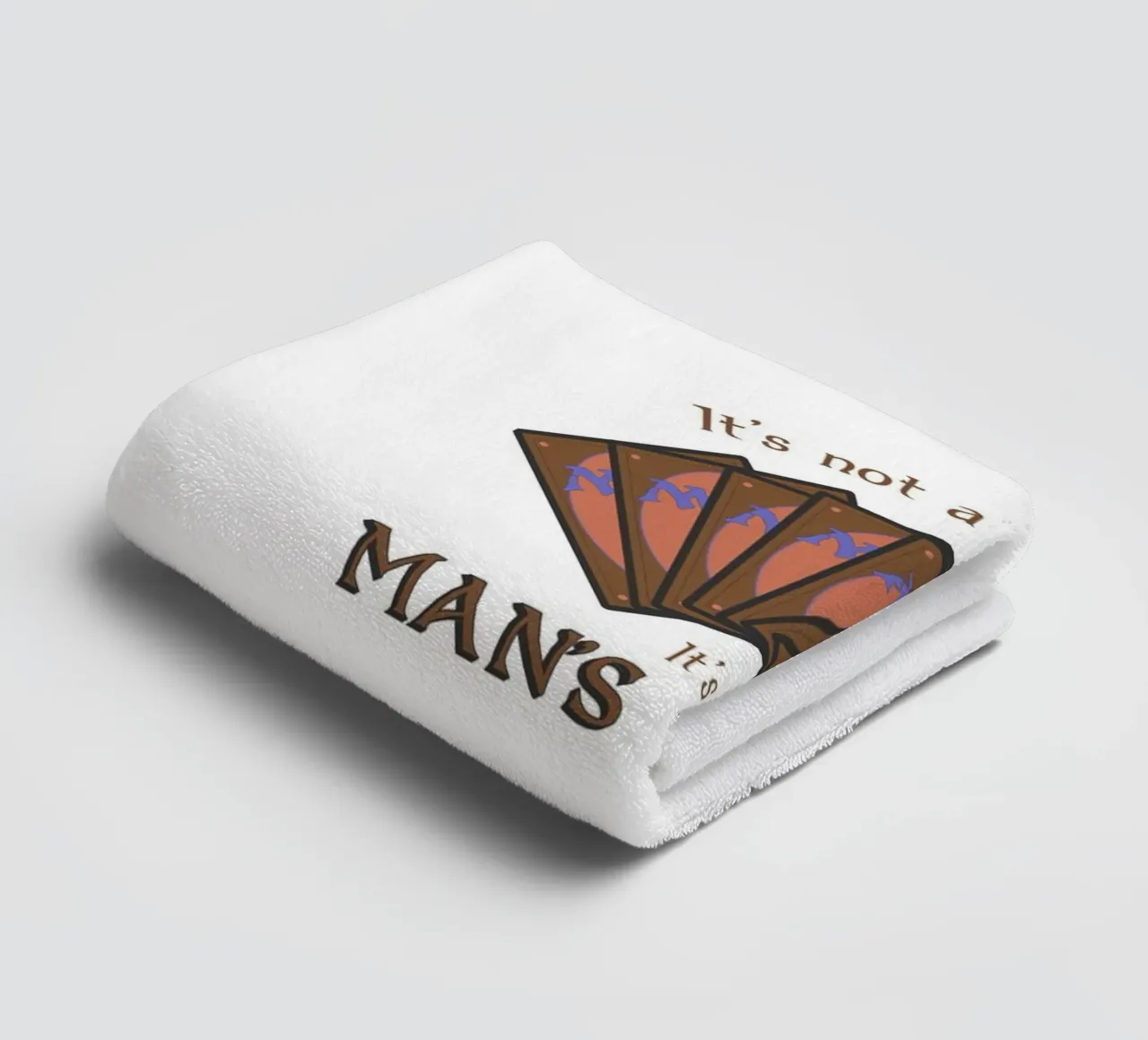 Magic it's not a boy's toy. It's a man's hobby towel by Loobs