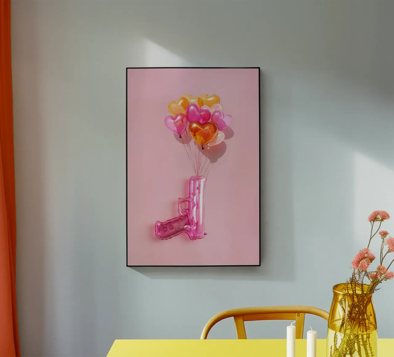 Make Love not War acrylic glass by Malou-Studio