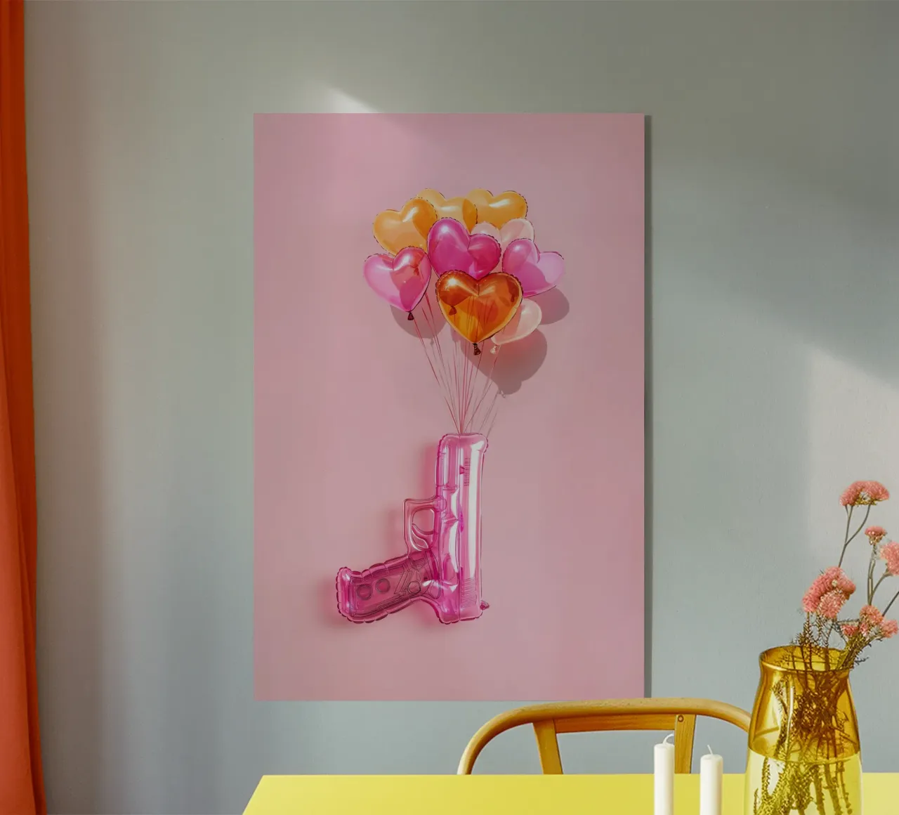 Make Love not War acrylic glass by Malou-Studio