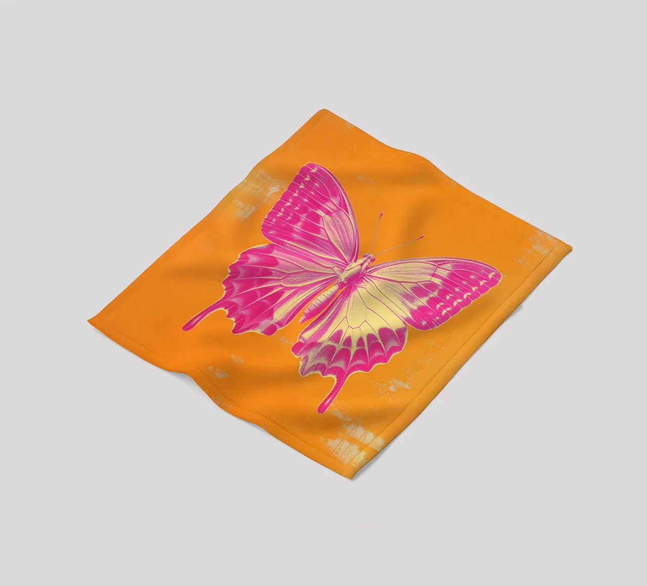 Farfalla rosa coperta in pile da Malou-Studio