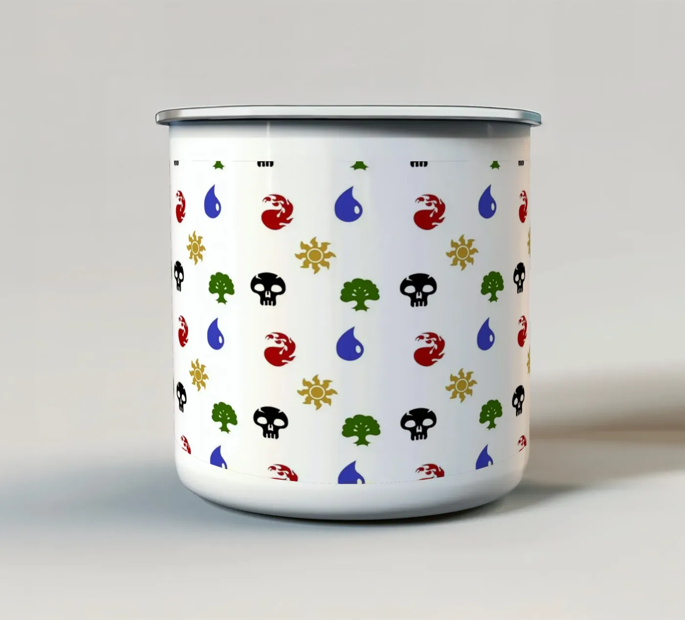 Mana Pattern enamel mug by Loobs