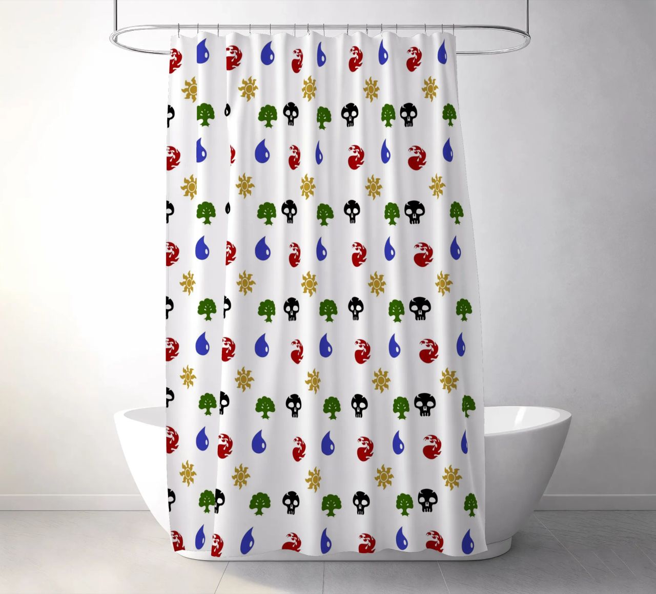 Mana Pattern tenda da doccia da Loobs