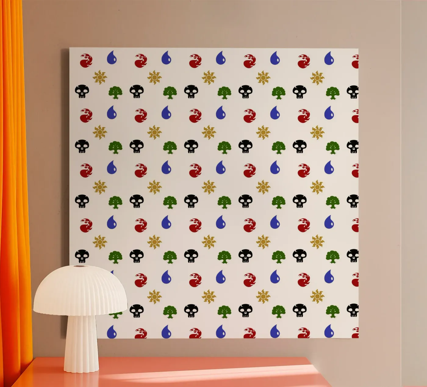 Mana Pattern canvas by Loobs