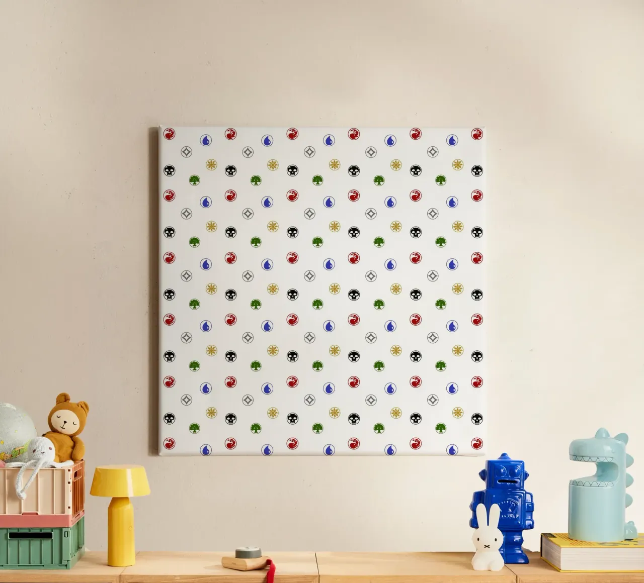 Mana Pattern II canvas by Loobs