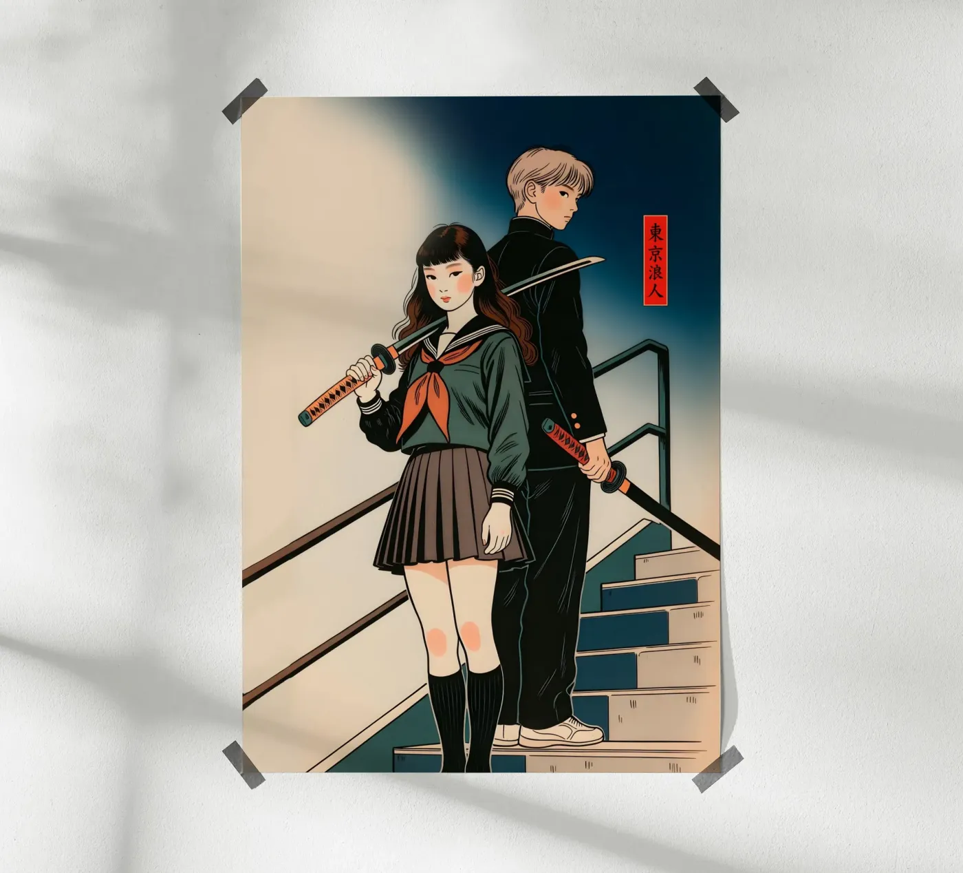 School Sword poster da Tokyo Riot