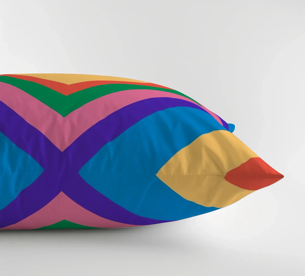 Love repeat with retro color cuscino da galihstudio