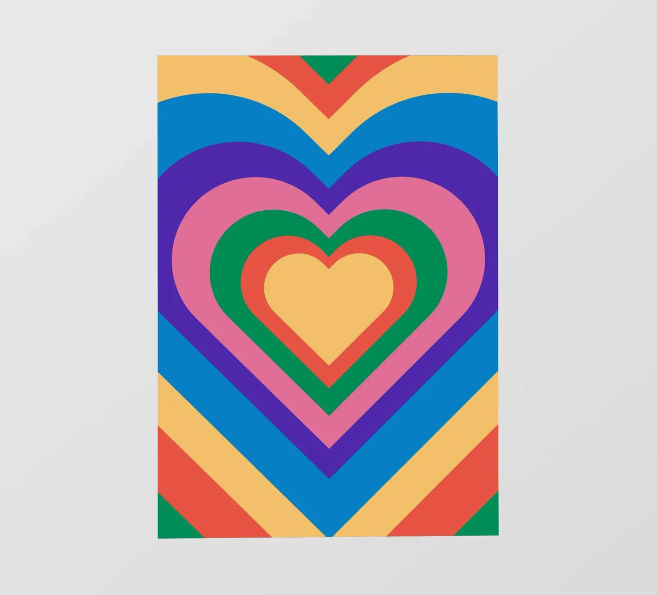 Love repeat with retro color pellicola backlit da galihstudio