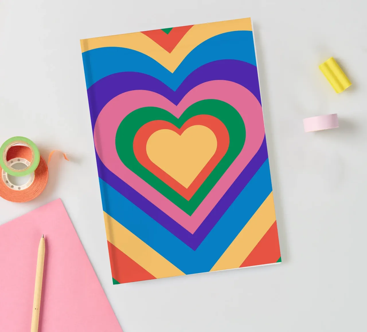 Love repeat with retro color diario da galihstudio