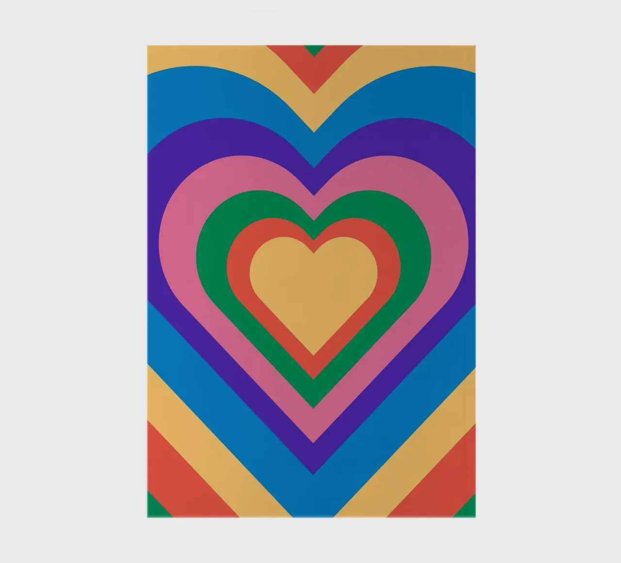 Love repeat with retro color notebook by galihstudio