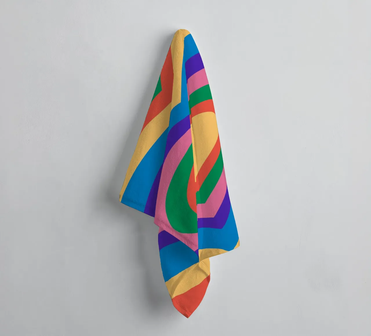 Love repeat with retro color towel by galihstudio