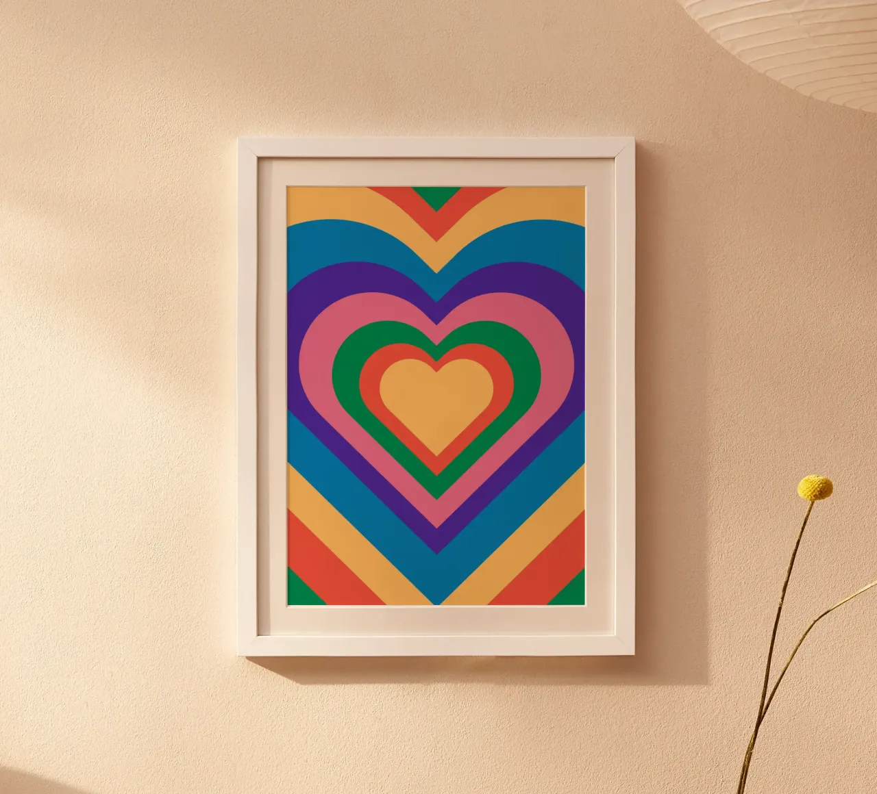 Love repeat with retro color carta hahnemühle da galihstudio