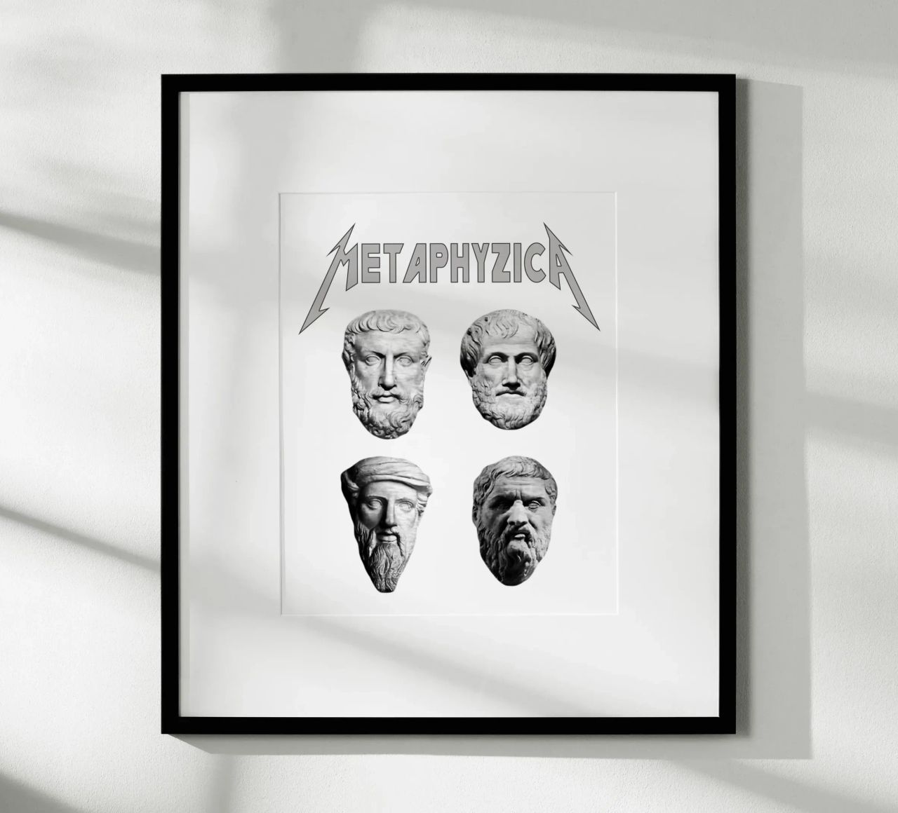 Metaphyzica lustiges Kunstdesign Poster von theganduls