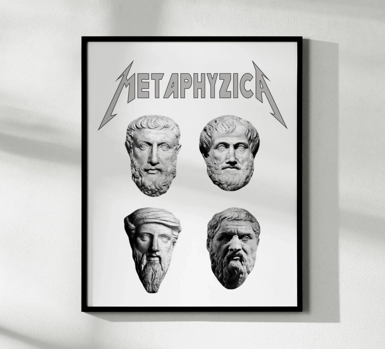 Metaphyzica lustiges Kunstdesign Poster von theganduls