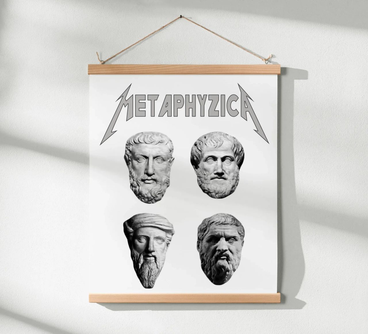 Metaphyzica lustiges Kunstdesign Poster von theganduls