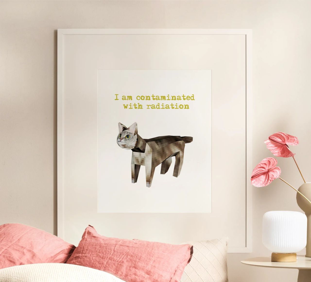 Ich bin mit Strahlung kontaminiert Funny Meme Art Design Poster von theganduls