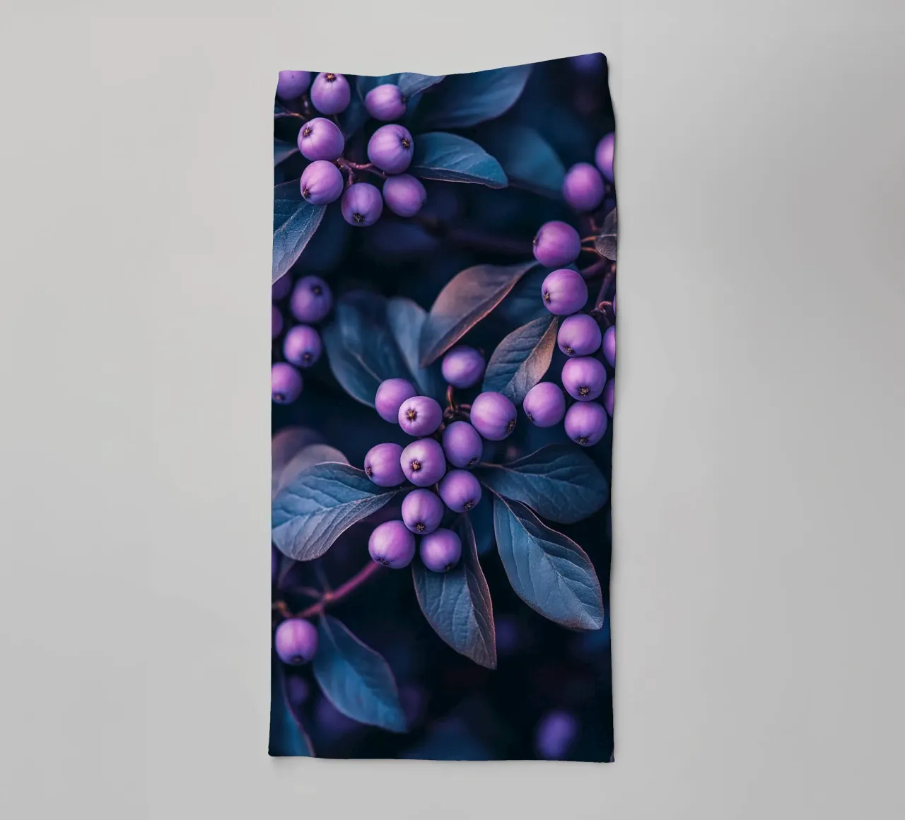 Myrtilles en vert serviette de bain de Carinaprint
