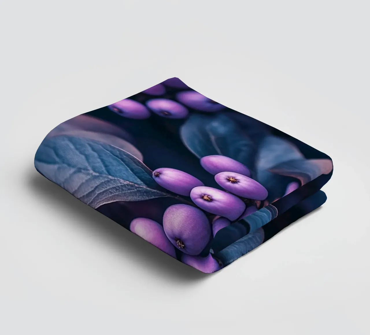 Myrtilles en vert serviette de bain de Carinaprint