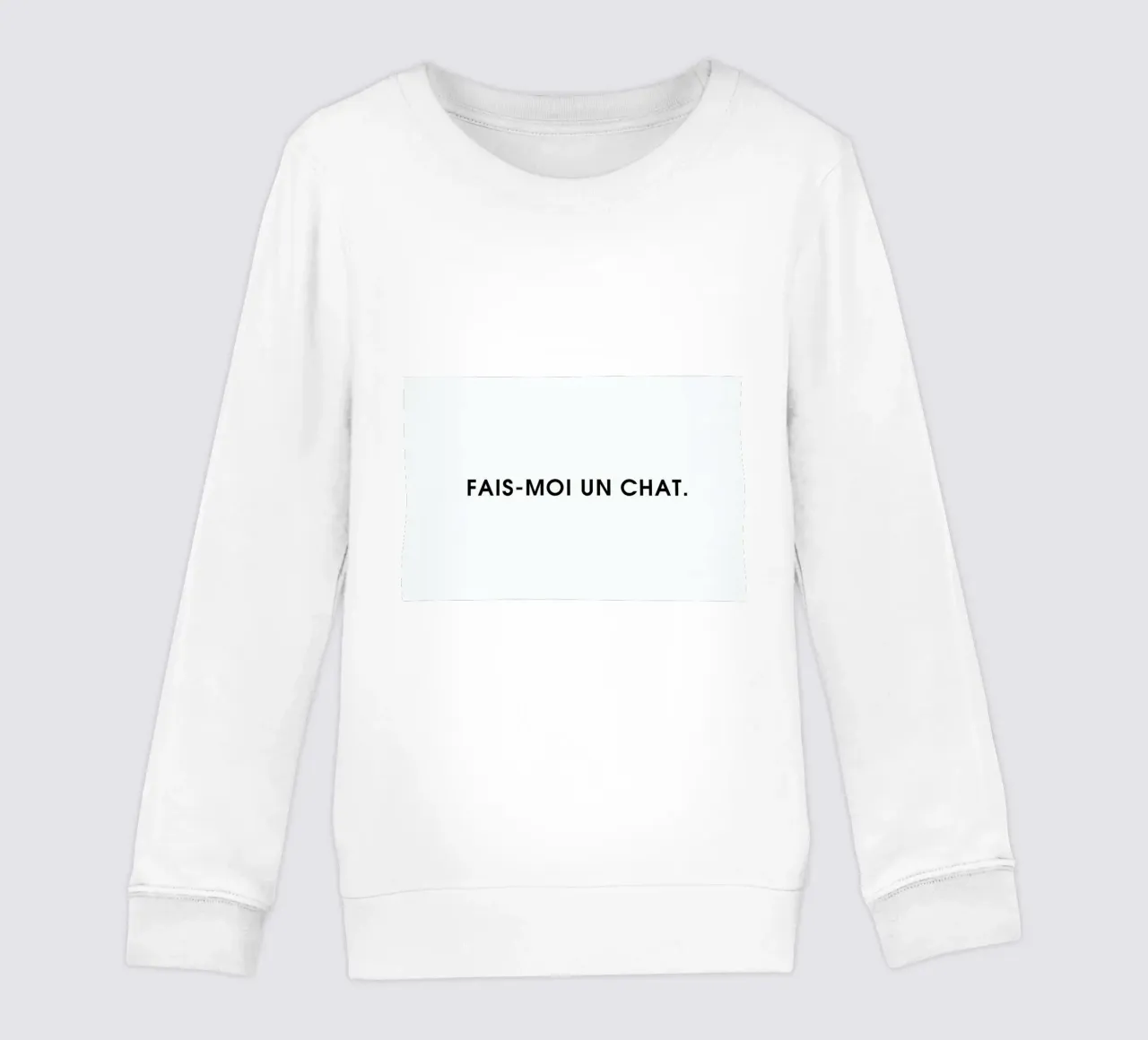 Fais-moi un chat - White felpa bambino da Intertitres