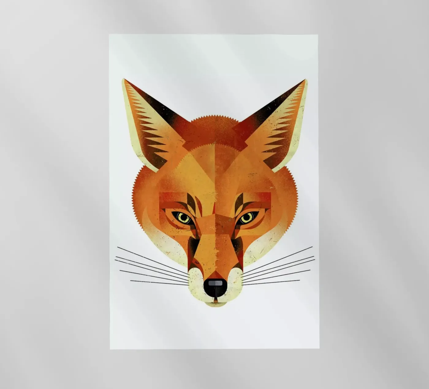 Fuchs backlit folie van Dieter Braun