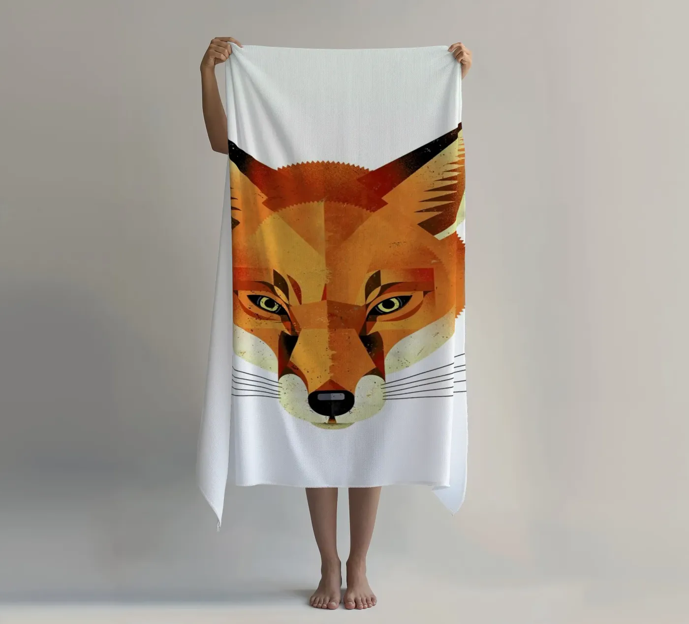 Fuchs strandhanddoek van Dieter Braun