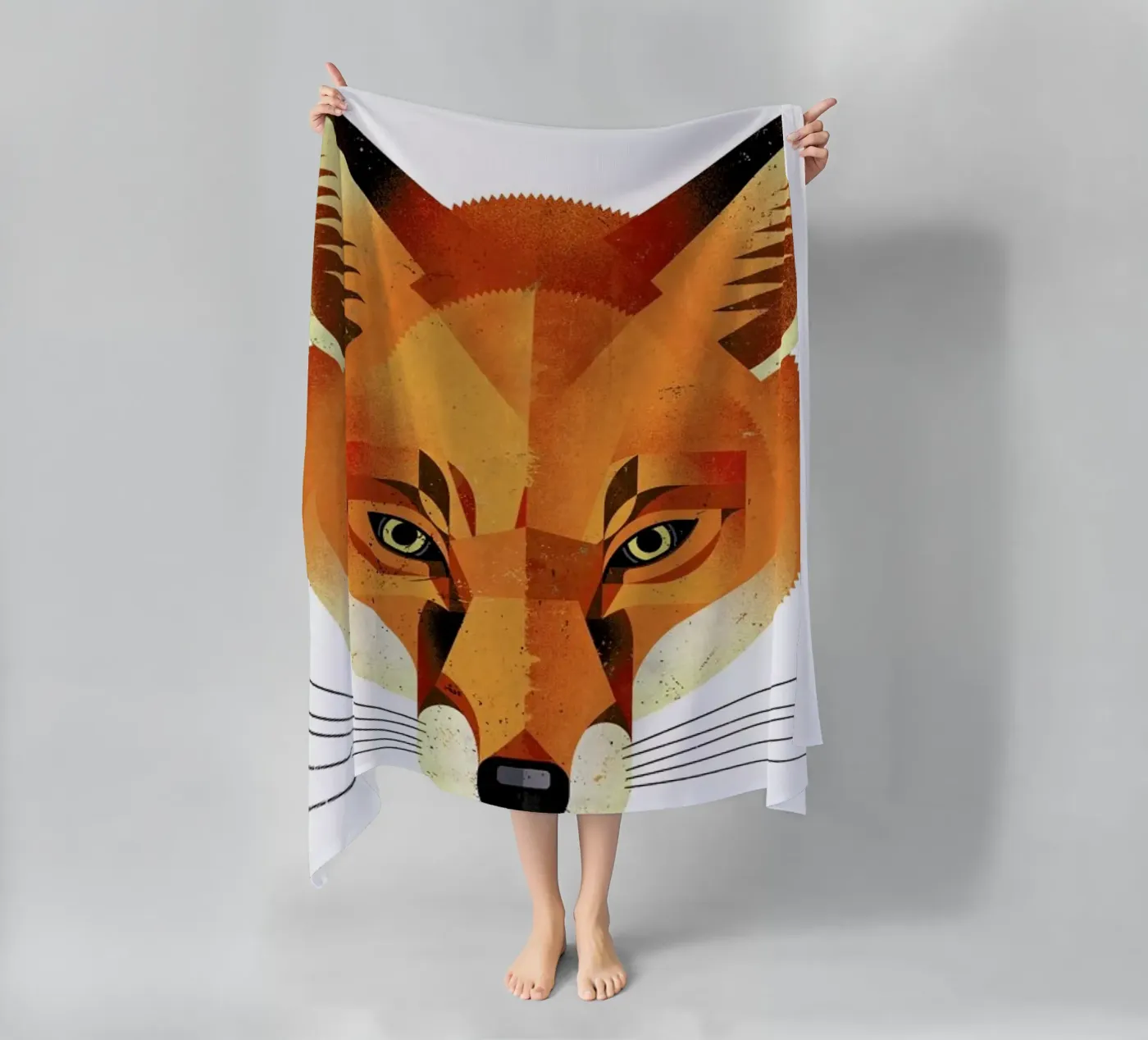 Fuchs strandhanddoek van Dieter Braun