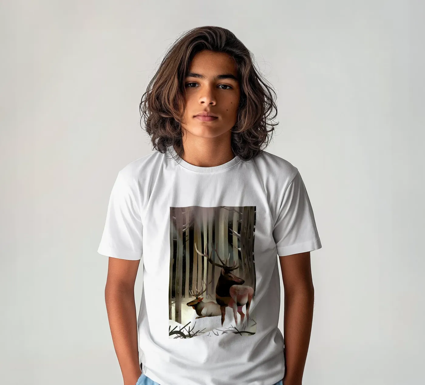 Wapiti t-shirt bambini da Dieter Braun