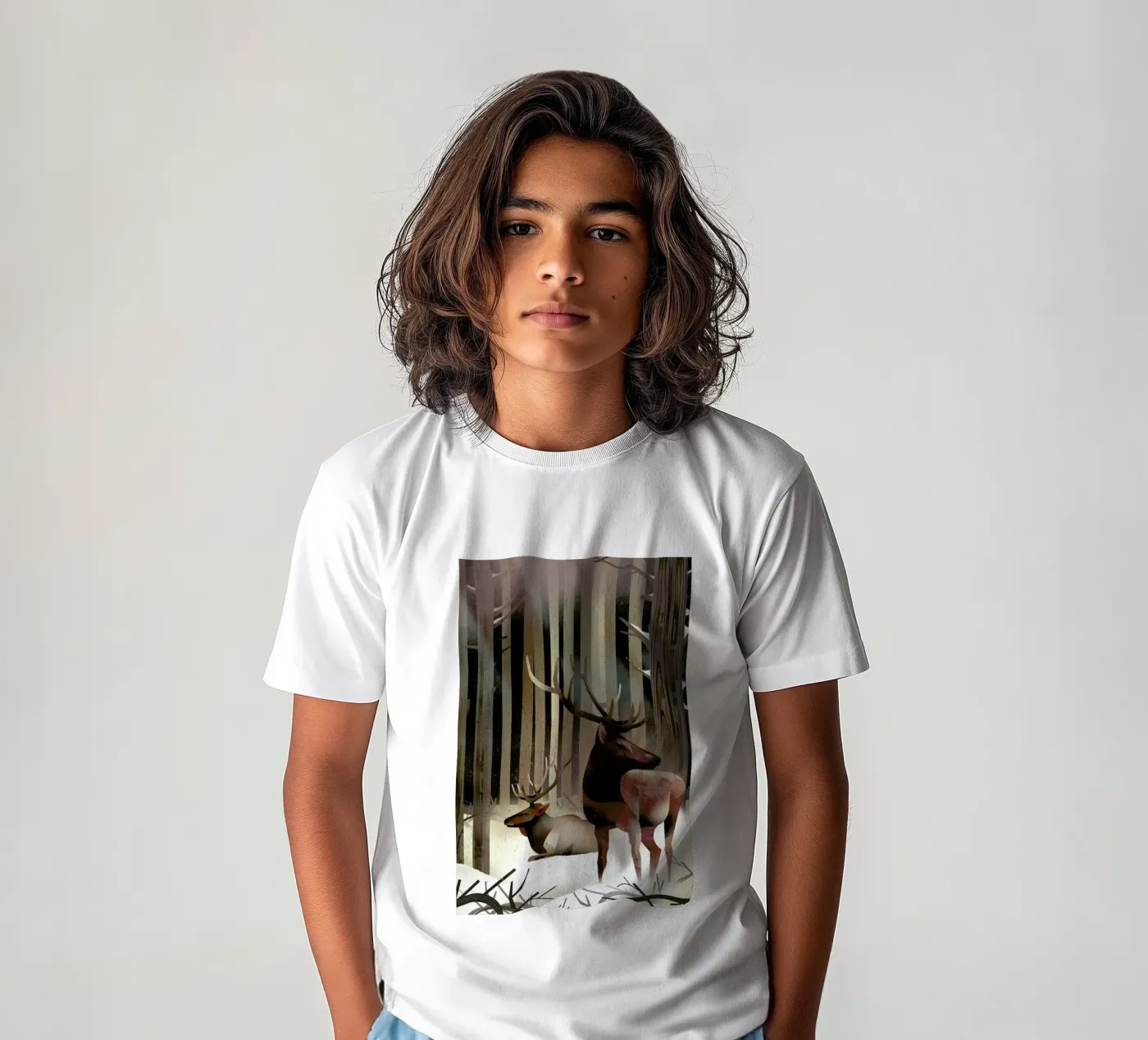 Wapiti t-shirt bambini da Dieter Braun