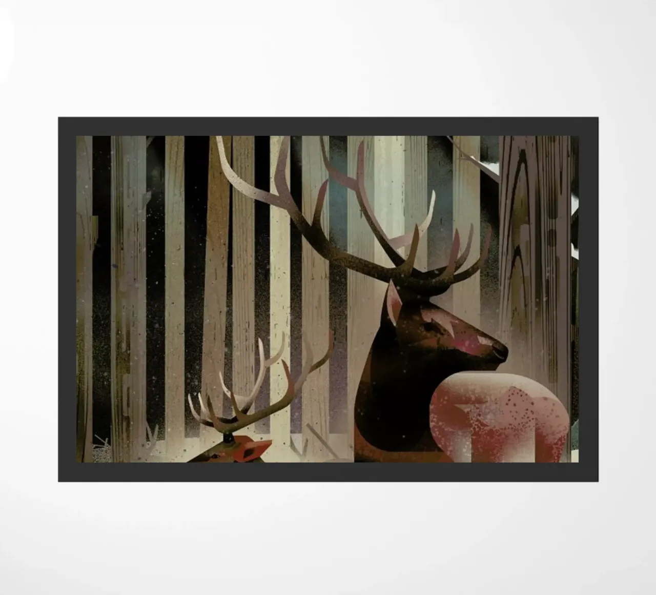 Wapiti doormat by Dieter Braun