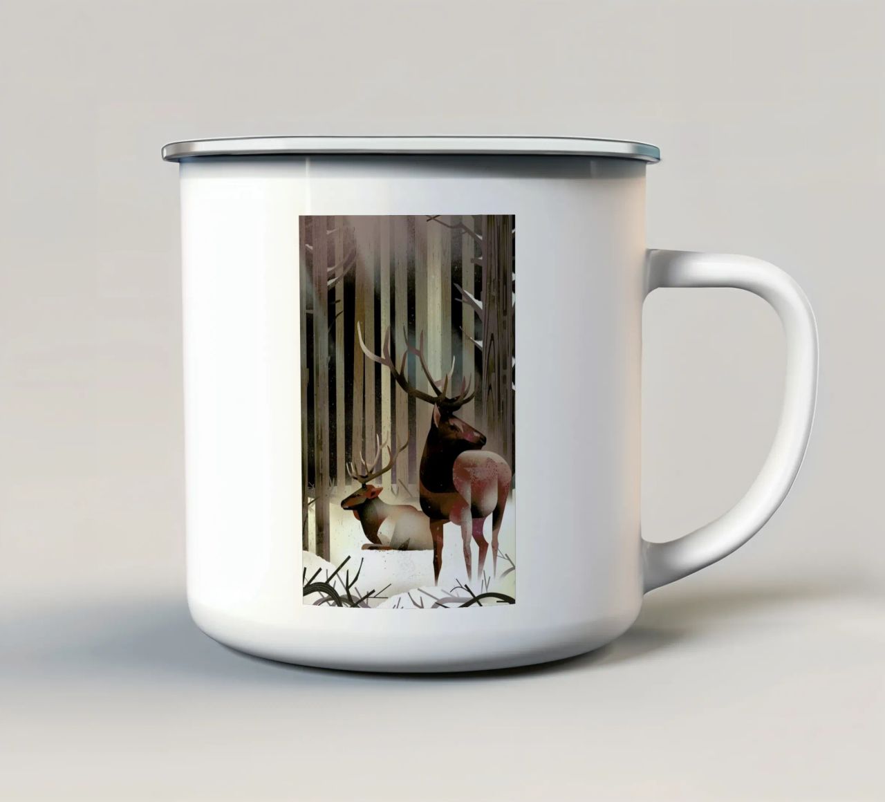 Wapiti tazza in smalto da Dieter Braun