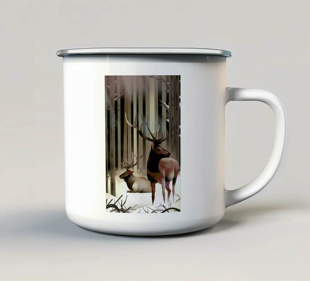 Wapiti tazza in smalto da Dieter Braun
