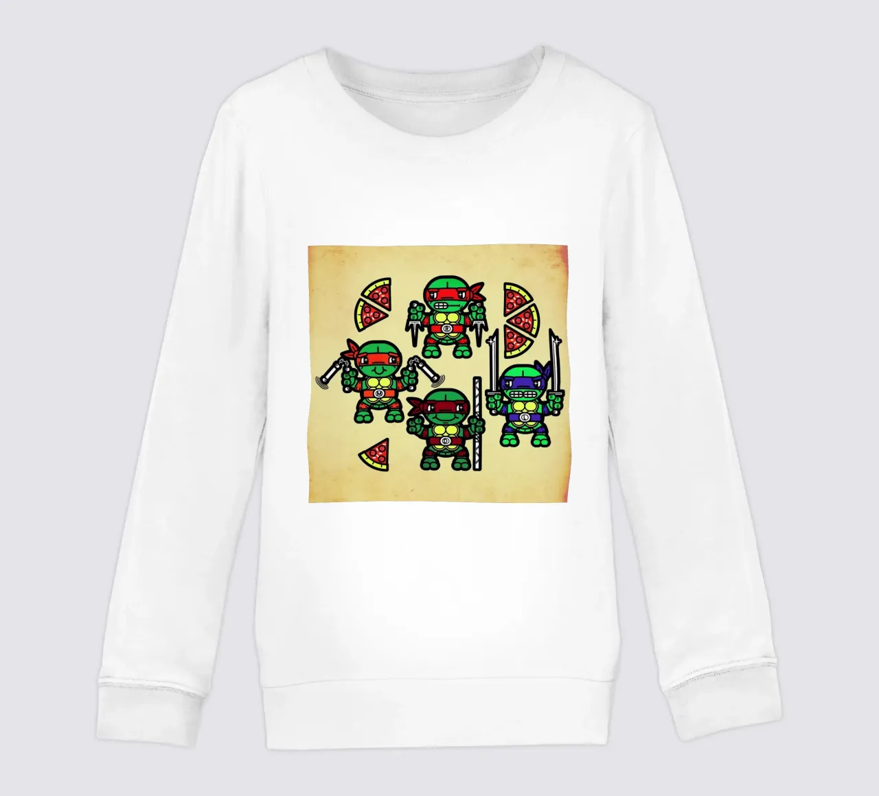 Pizza Party kids sweatshirt by Chobopop